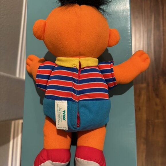 Tickle Me Ernie Plush 1996 Vintage Tyco Original Sesame Street TESTED - Picture 3 of 3